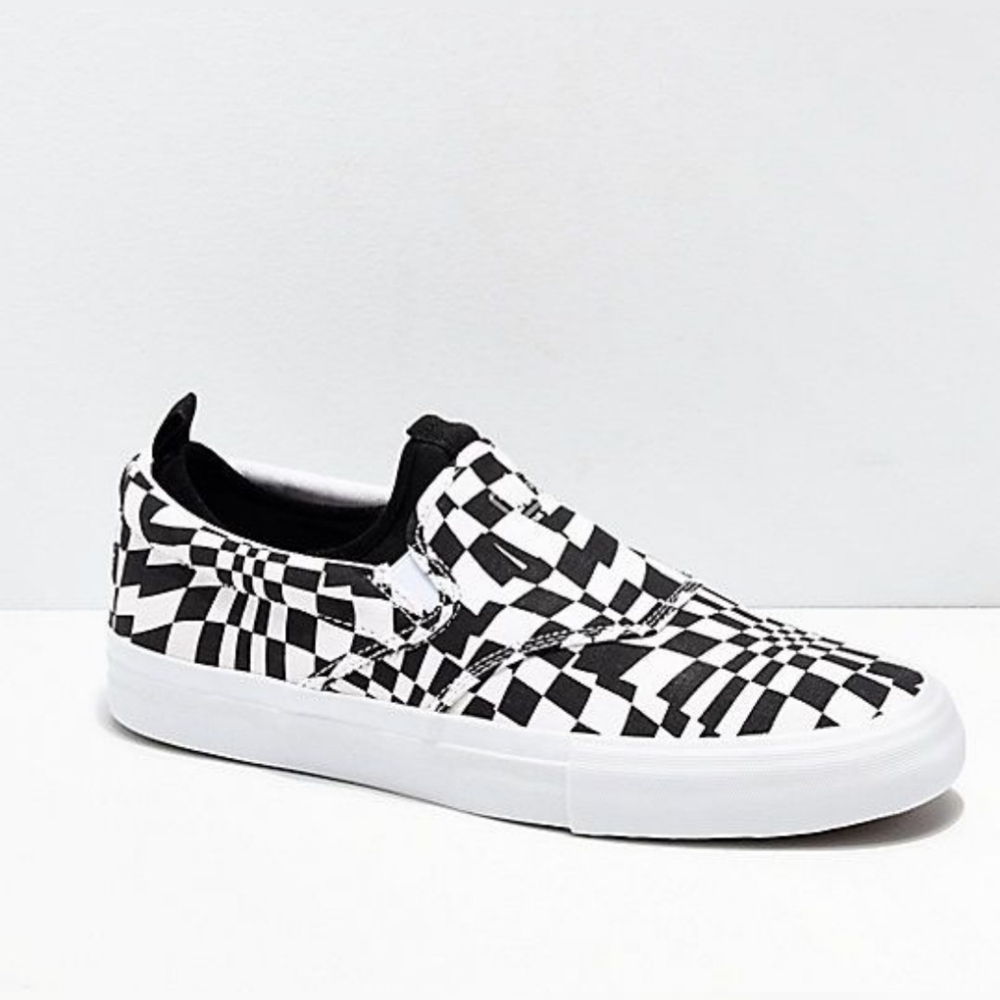 Diamond Supply Co. X Boo Johnson Signature Boo XL Checkered Slip On *NWT*